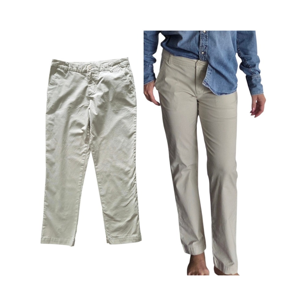 Patagonia Womens Beige Organic Cotton Stretch Chino Pants 4 Business Casual